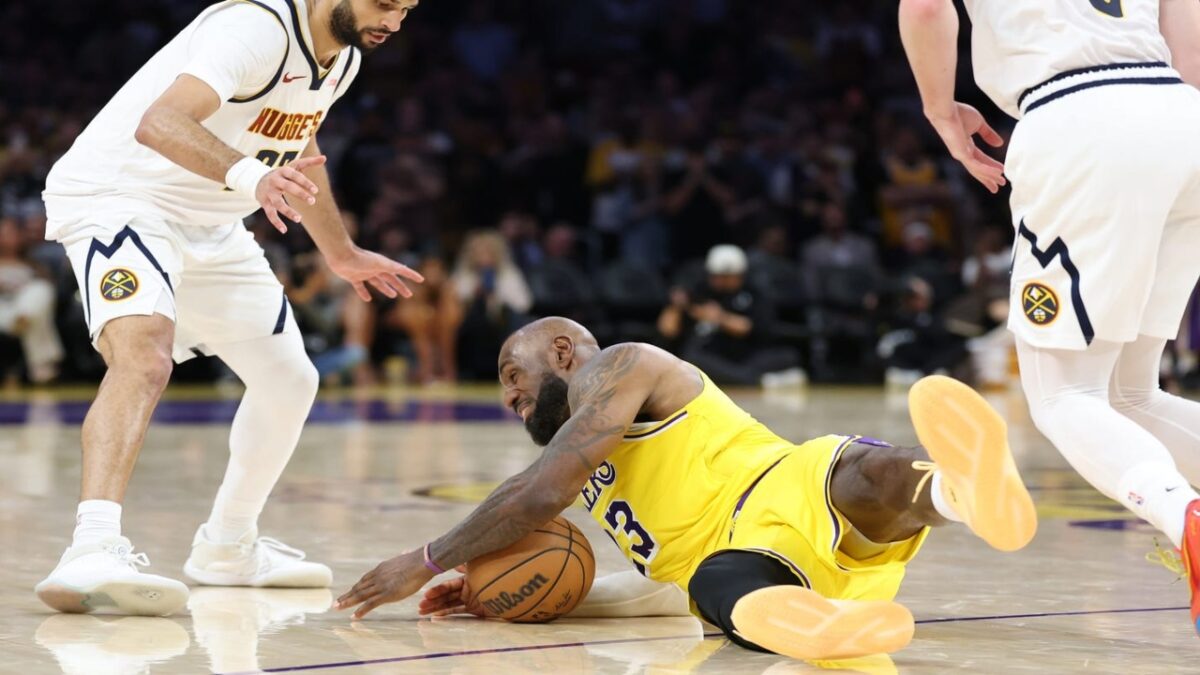 LeBron James diving for the loose ball has surprised people