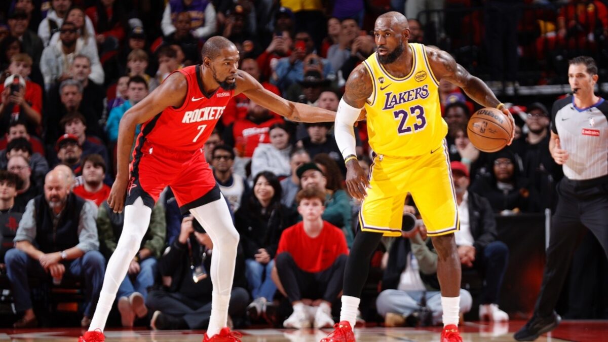 Kevin Durant and LeBron James