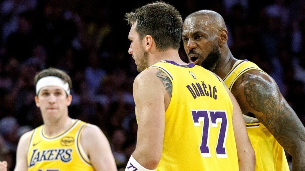 Austin Reaves and Luka Doncic are now ahead of LeBron James in Lakers pecking order