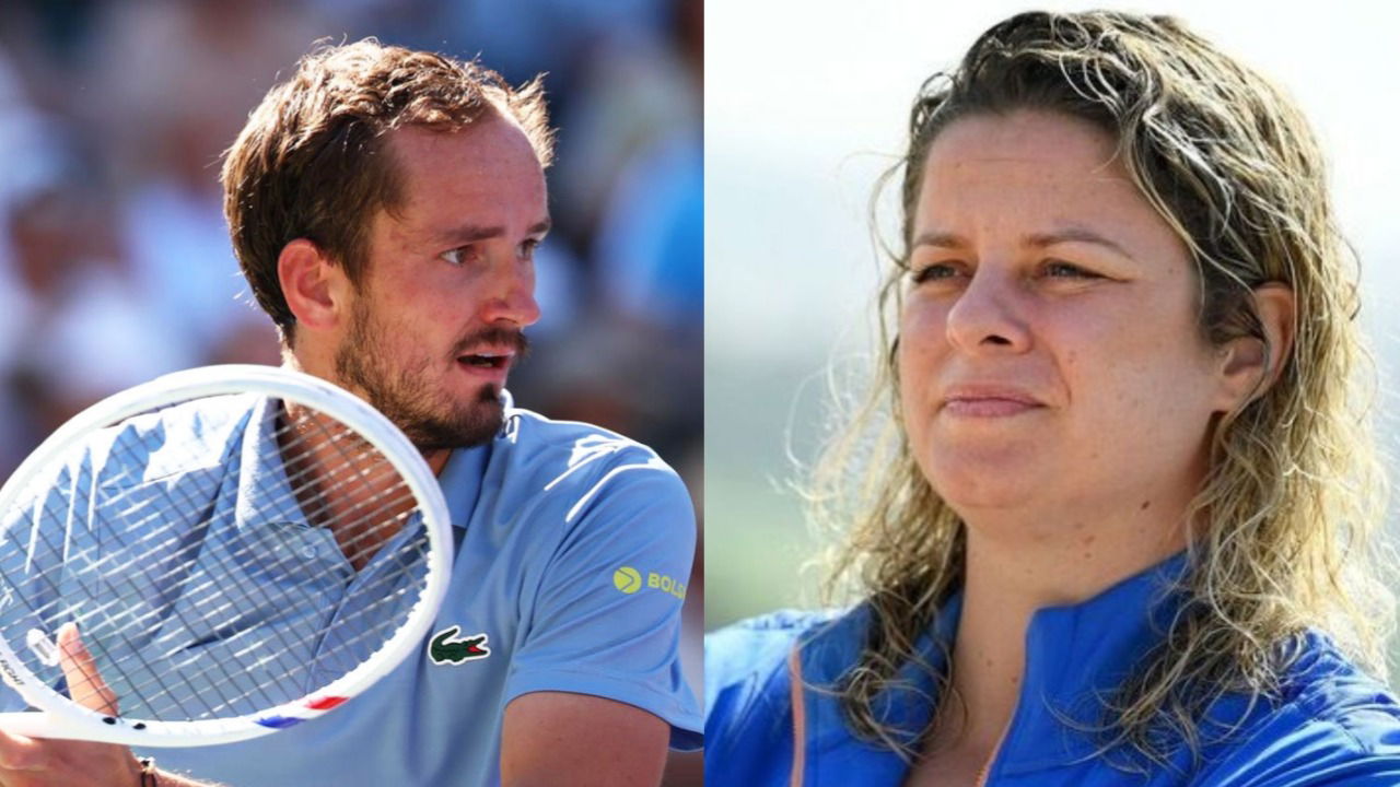 Kim Clijsters Comments on the Urthodox Forehand Technique of Daniil Medvedev