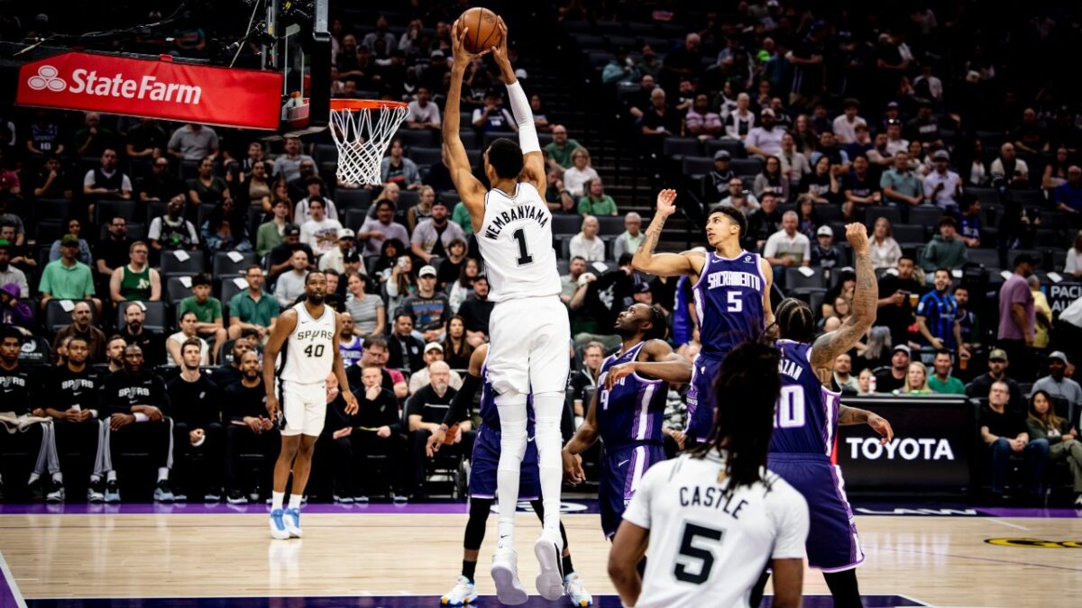 Victor Wembanyama and his Spurs are 2nd in the league