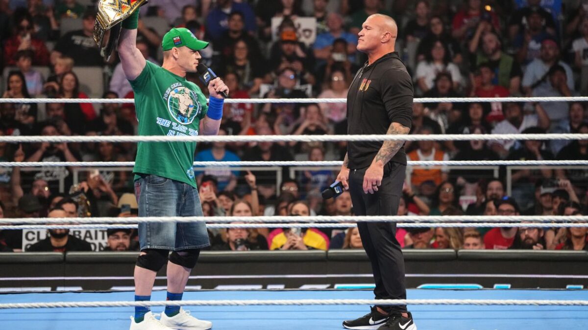 Randy Orton's Decimation of Matt Cardona on SmackDown Triggers a Warning from Chelsea Green 1 John Cena and Randy Orton