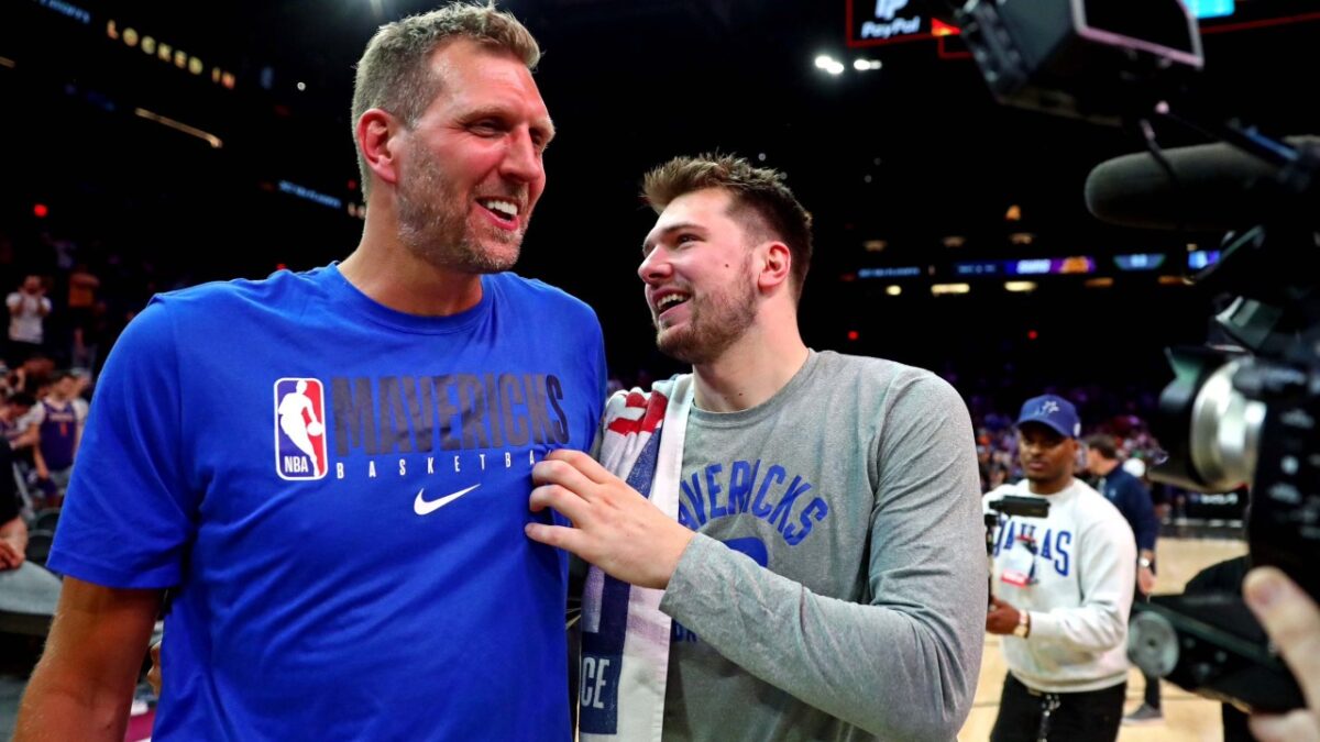 Dirk Nowitzki and Luka Doncic are close
