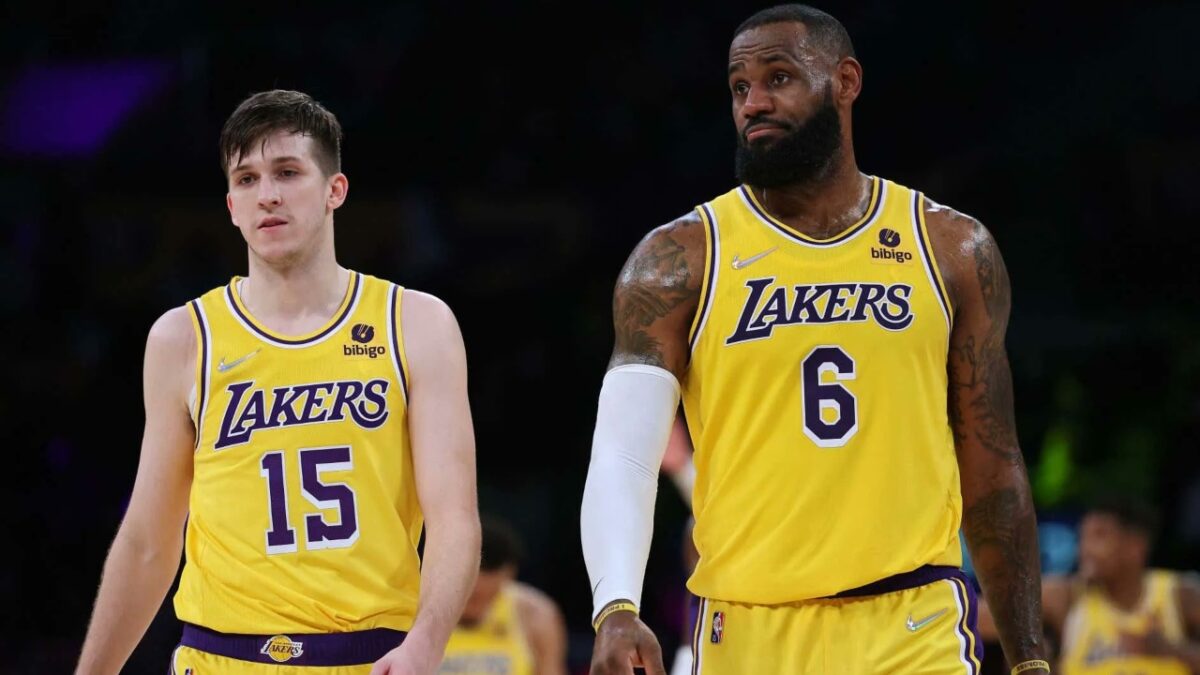 Austin Reaves and LeBron James during the former's formative years