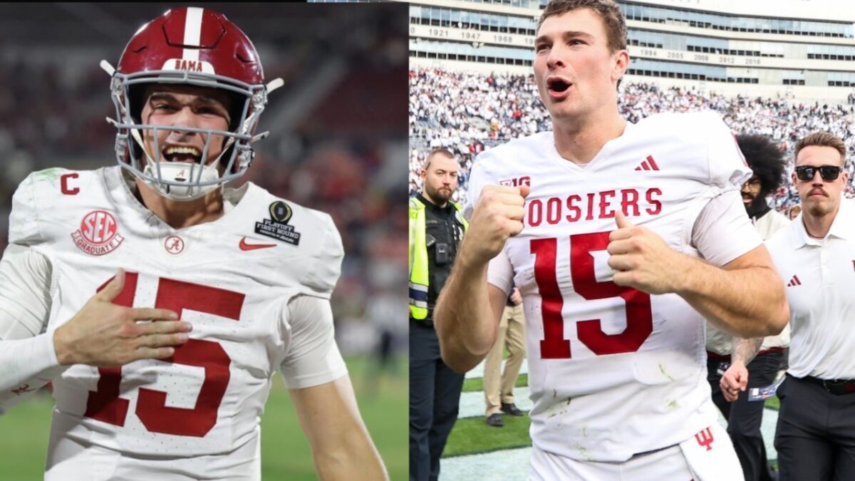 Pat McAfee Uses Facts to Question Dan Orlovsky's Integrity in Ty Simpson-Fernando Mendoza Debate 1 Ty Simpson and Fernando Mendoza