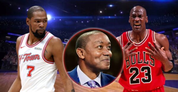 Kevin Durant, Isiah Thomas, and Michael Jordan