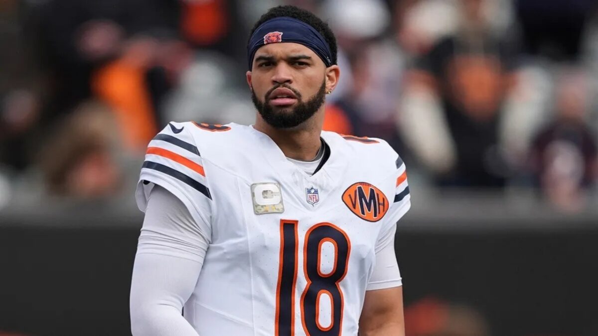 Caleb Williams Pays Tribute to Michael Jordan with Madden NFL 27 Cover Pose 1 Bears QB Caleb Williams