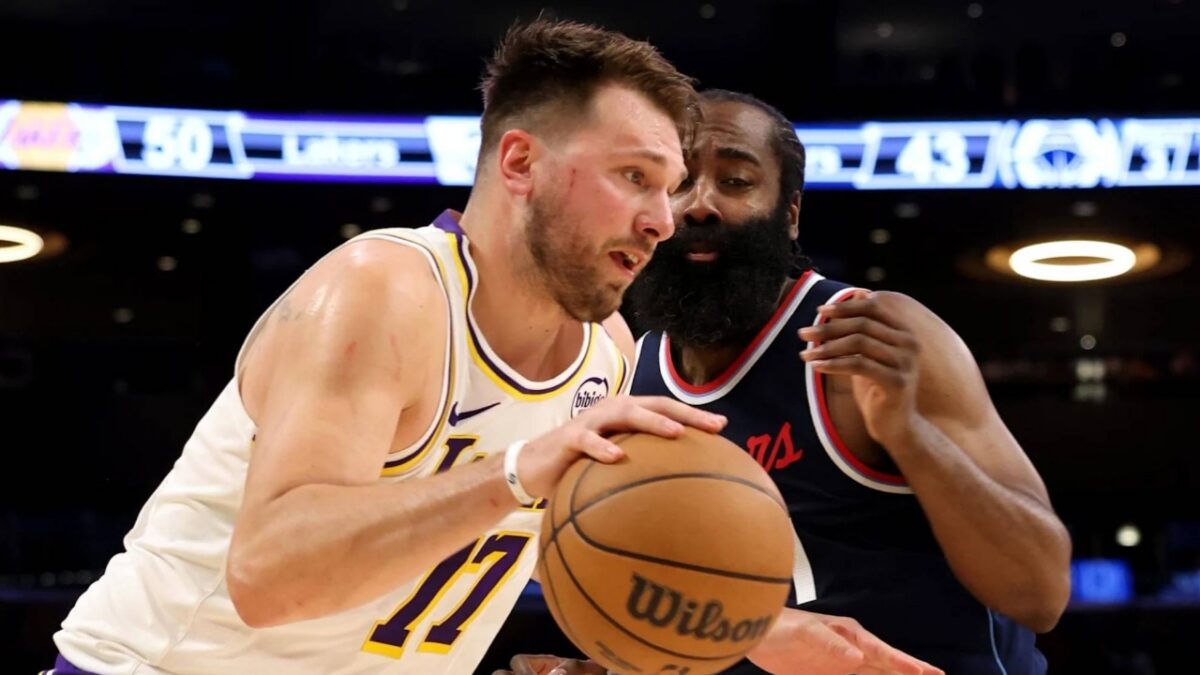 Luka Doncic and James Harden