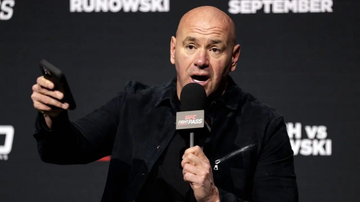 Dana White hits back at AI haters