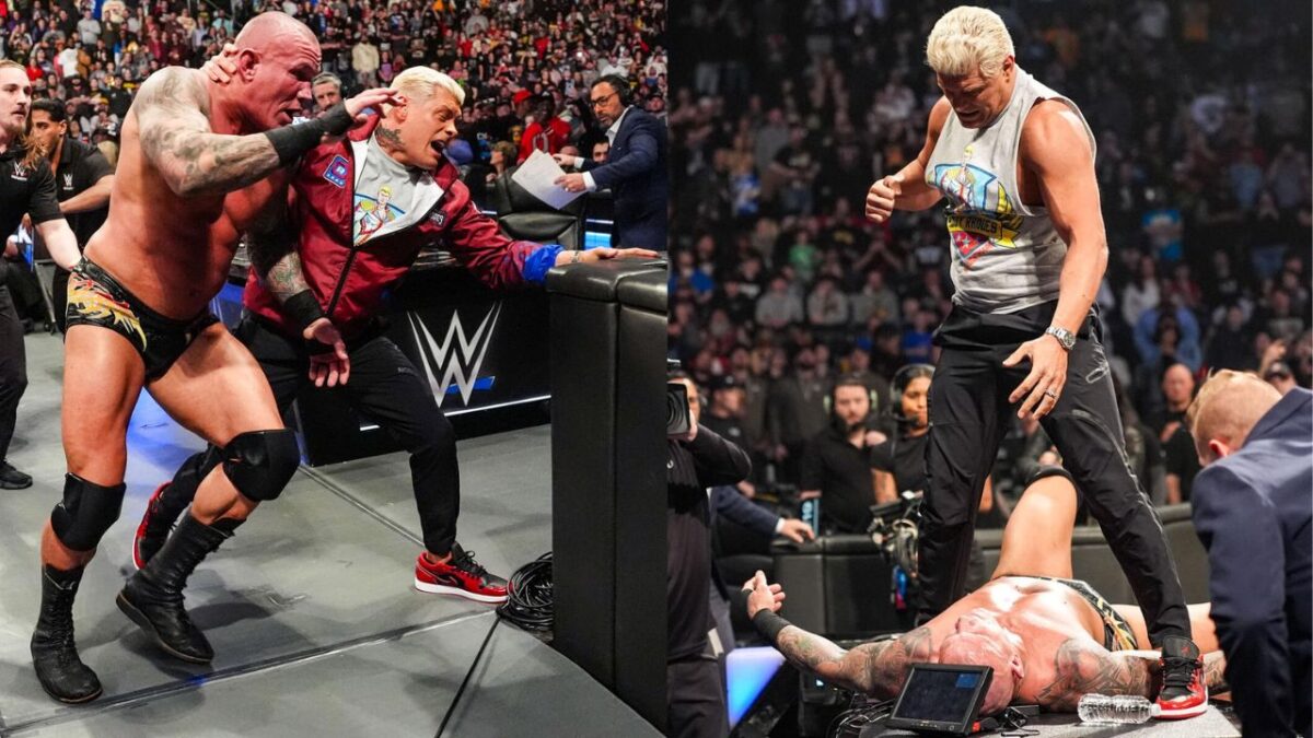 Randy Orton brawled with Cody Rhodes after Matt Cardona win