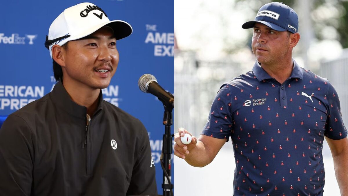 Min Woo Lee and Gary Woodland