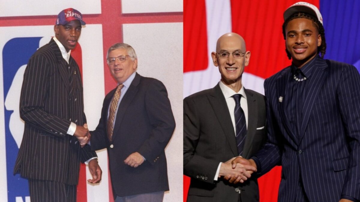 9th overall picks Tracy McGrady (1997) and Collin Murray-Boyles (2025)