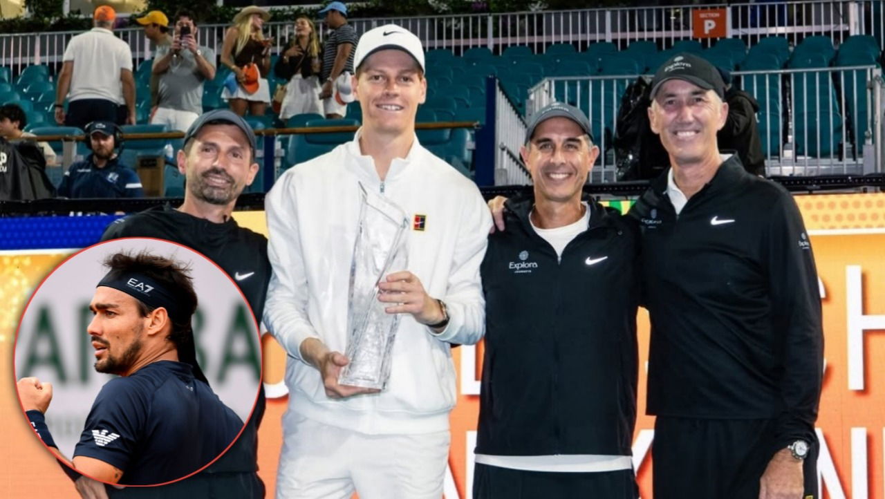 Fabio Fognini Trolls Jannik Sinner’s Coach Simone Vagnozzi: “Shortest in the Team”