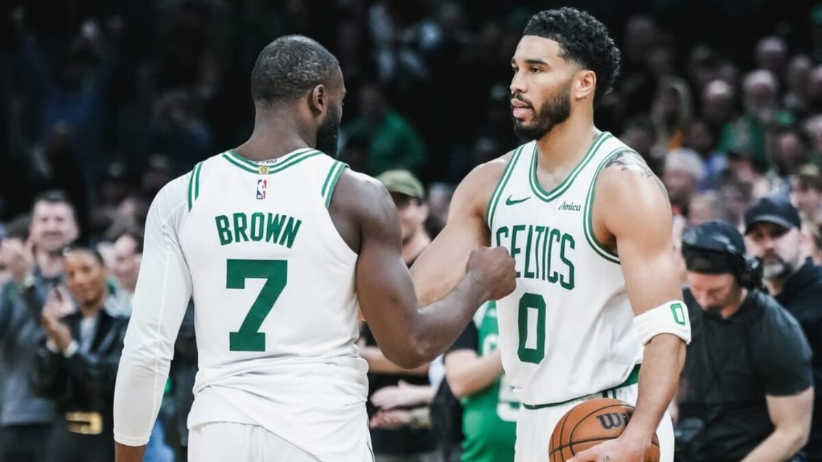 Brown has to share the ball with Taum