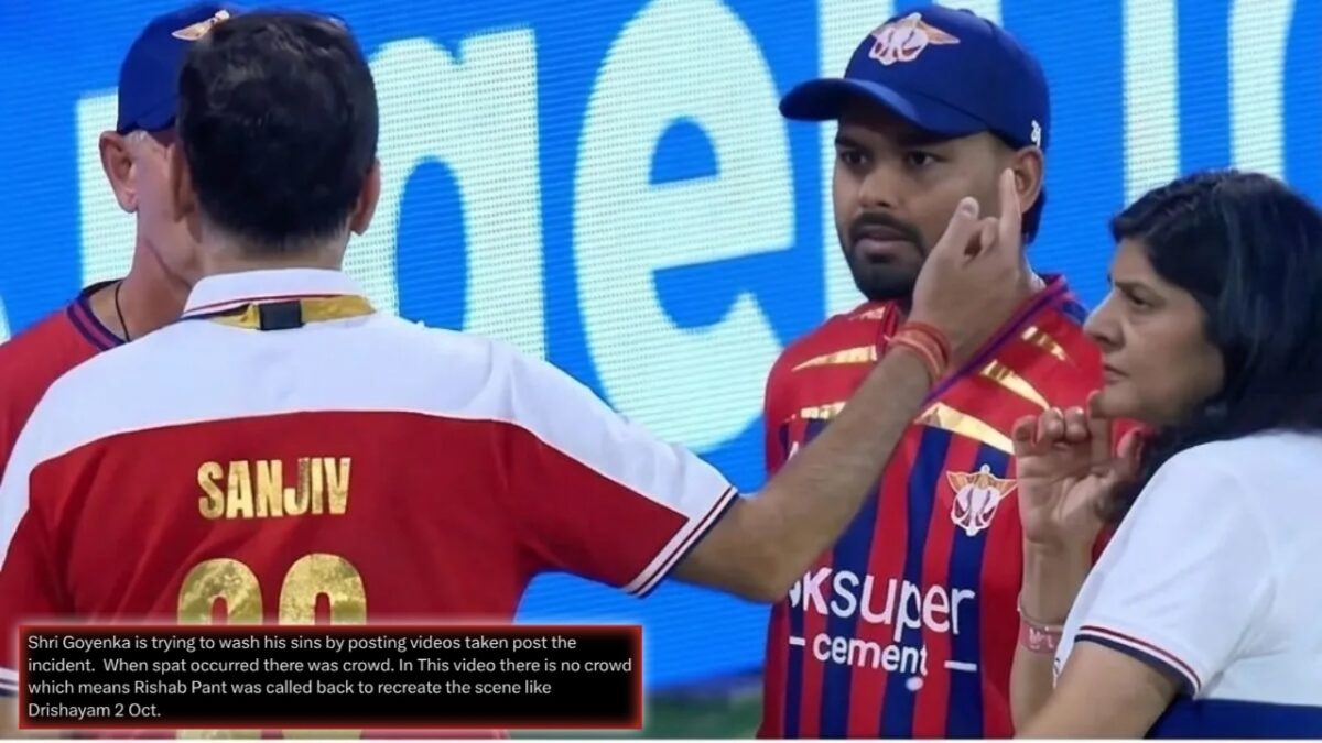 Rishabh Pant and Sanjiv Goenka fans