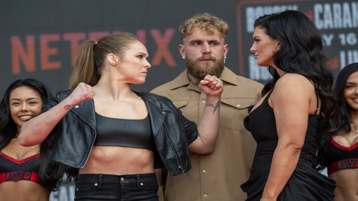 Gina Carano and Ronda Rousey