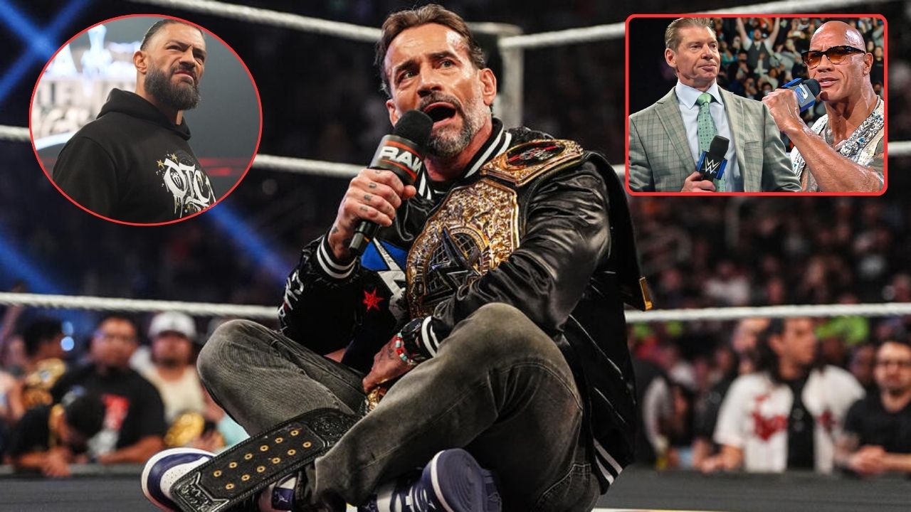 CM Punk Blasts Roman Reigns With References to The Rock and Vince McMahon in Fiery Rant on 4/6 Raw