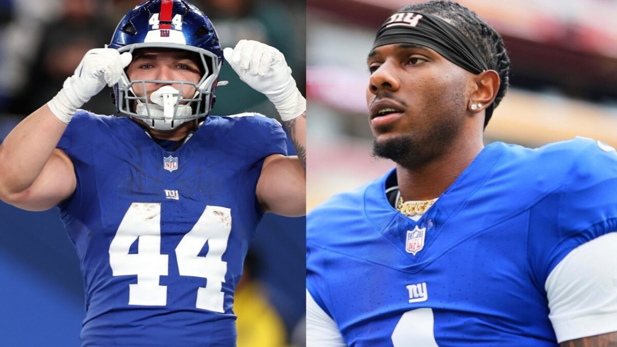 Cam Skattebo and Malik Nabers