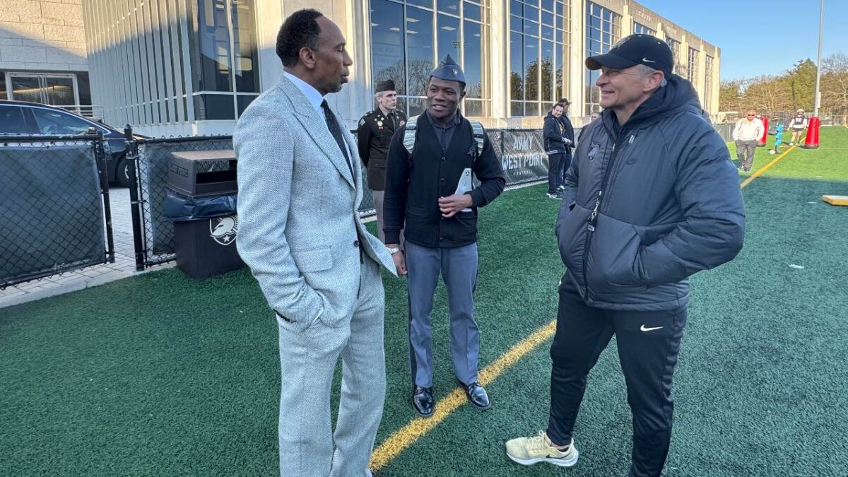 Stephen A. Smith at the West Point Military Academy