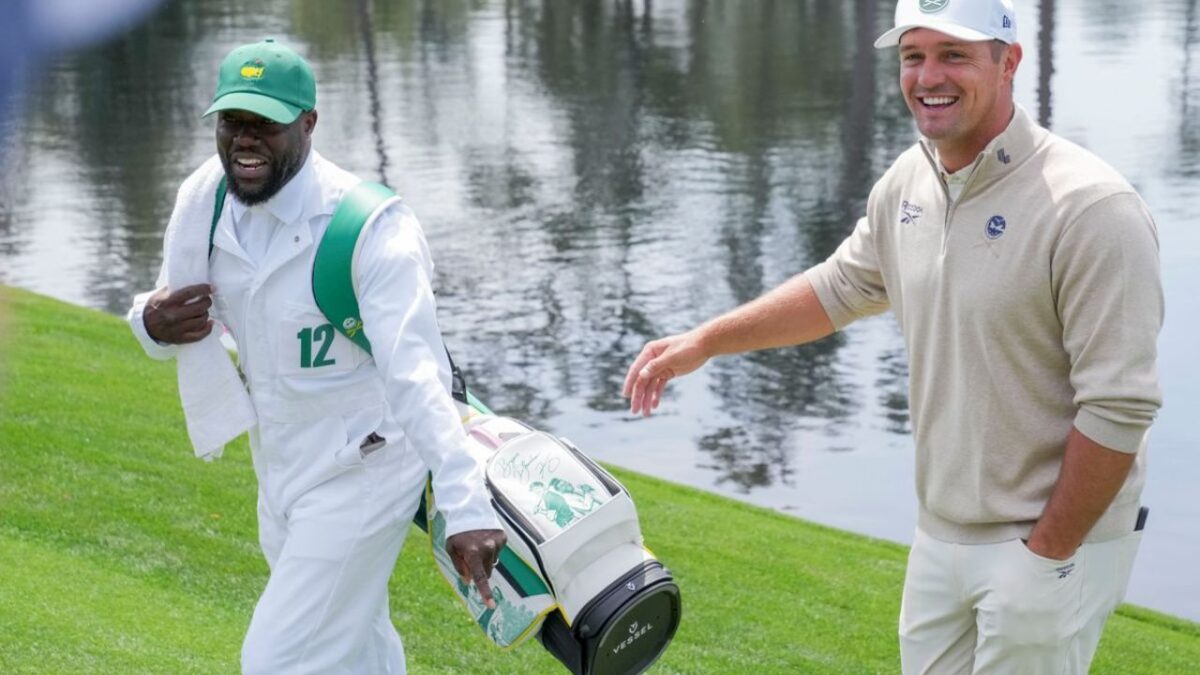 Kevin Hart Caddying for Bryson DeChambeau at Par 3 Contest Doesn't Sit Well With Fans: "We Don’t Need It" 2 Kevin Hart and Bryson DeChambeau