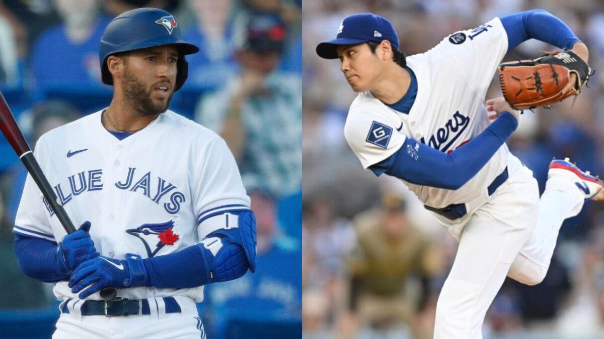 George Springer and Shohei Ohtani