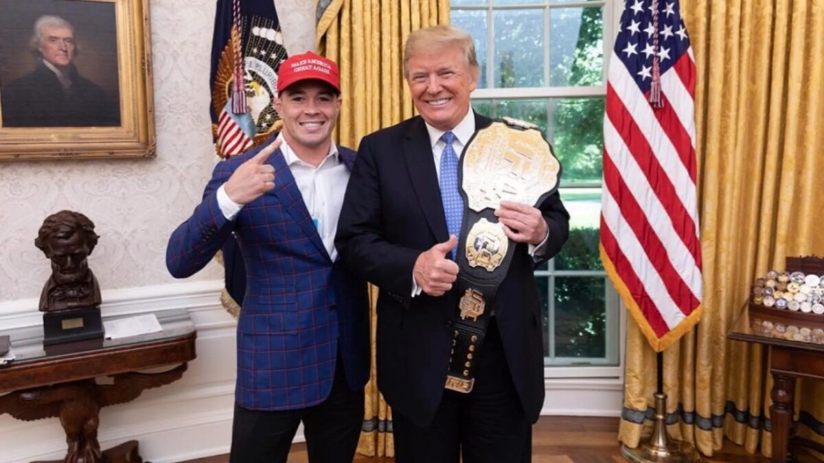 Donald Trump and Colby Covington