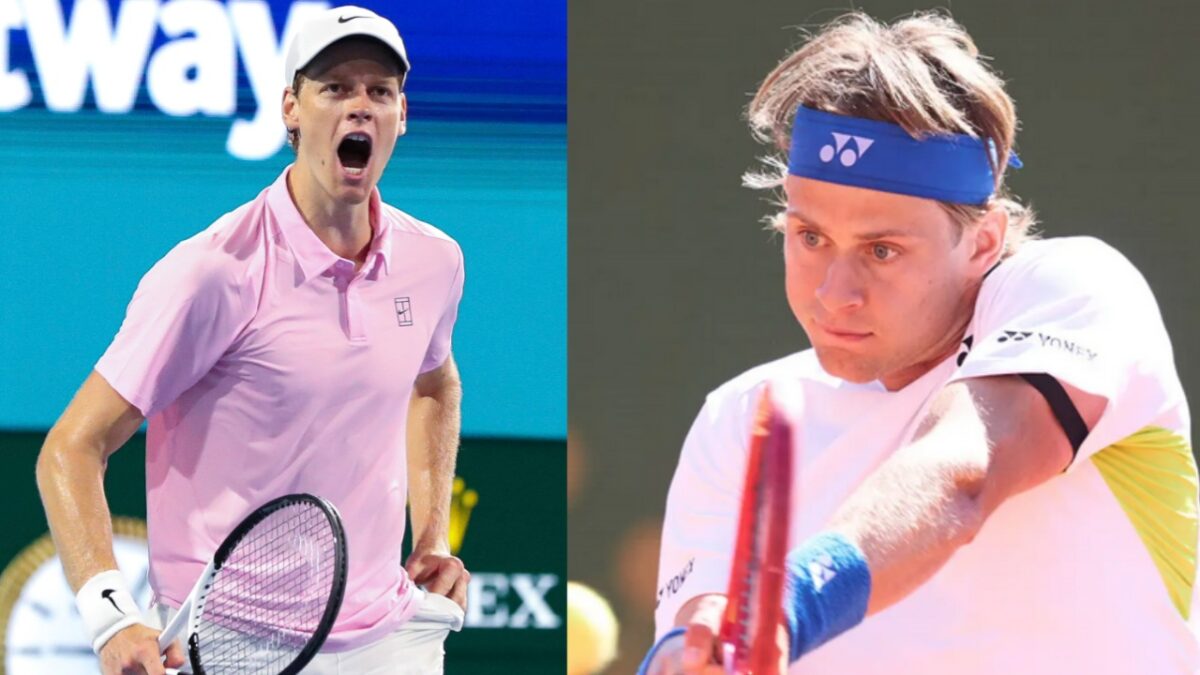 Jannik Sinner and Zizou Bergs