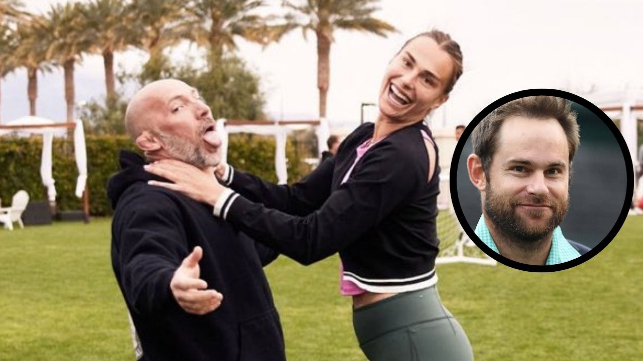 Aryna Sabalenka Playfully Requests Andy Roddick to Ask ‘Bald’ Coach Jason Stacy ‘Why He Doesn’t Let His Hair Grow’