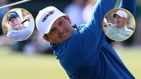 Tom Watson, Patrick Reed and Brooks Koepka