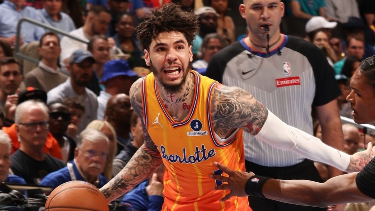 LaMelo Ball against the Pistons