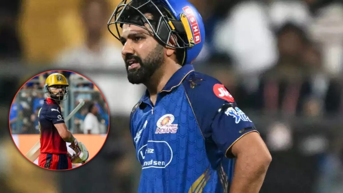 Rohit Sharma retired out Virat Kohli