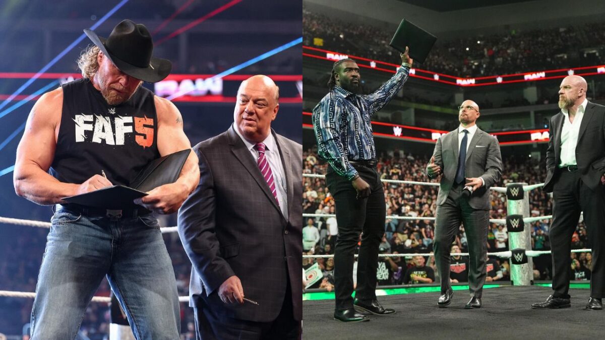 WrestleMania 42 Go-Home Raw Edition Sees Gunther and Seth Rollins Engage in a Brawl 1 Brock Lesnar and Oba Femi signed on the dotted line for their WrestleMania match