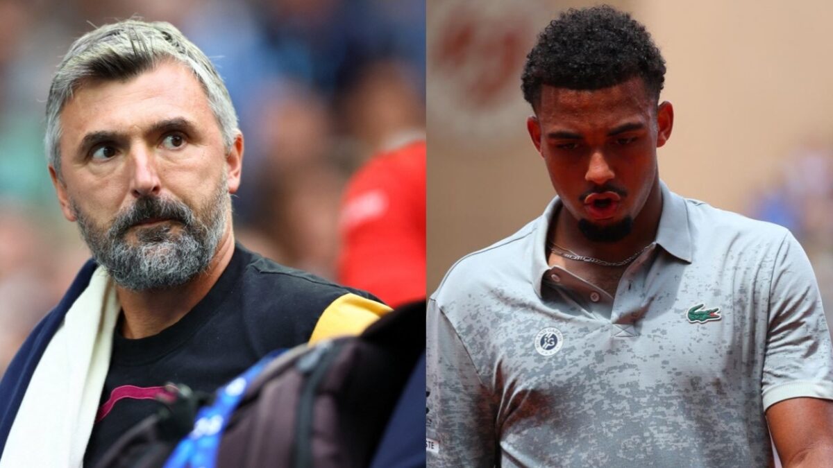 Goran Ivanisevic and Arthur Fils (via X/The Tennis Letter)