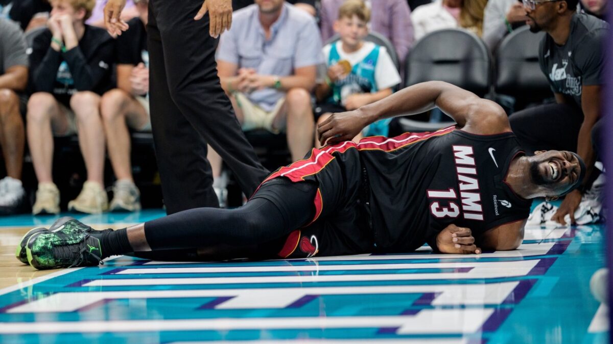 Bam Adebayo did not return to the game