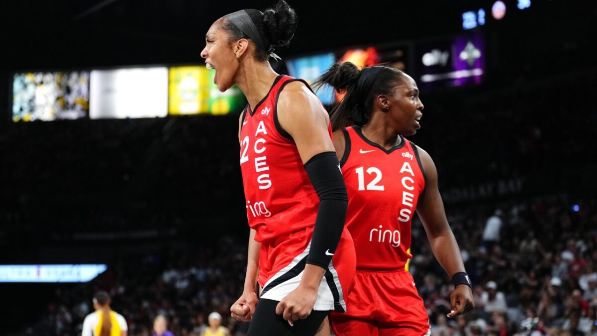 A'ja Wilson Landing WNBA-Record $5 Million Contract Excites LeBron James and Fans 2 Aces stars A'ja Wilson and Chelsea Gray