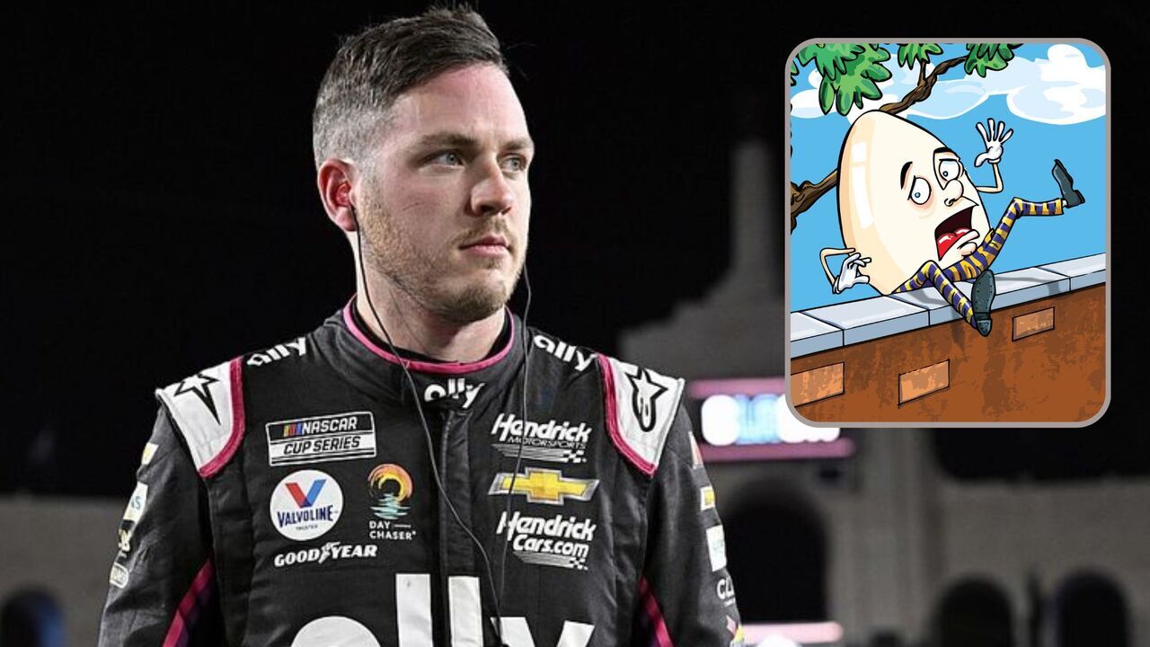 Alex Bowman Calls Himself “Humpty Dumpty” Amidst Recent NASCAR Setbacks