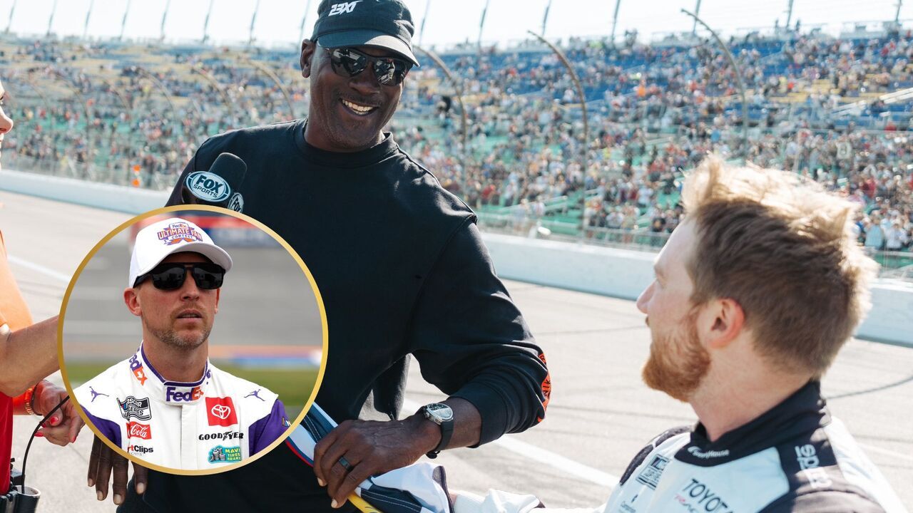 Michael Jordan Can’t Wait to “Trash Talk” Denny Hamlin over Tyler Reddick’s Kansas Win