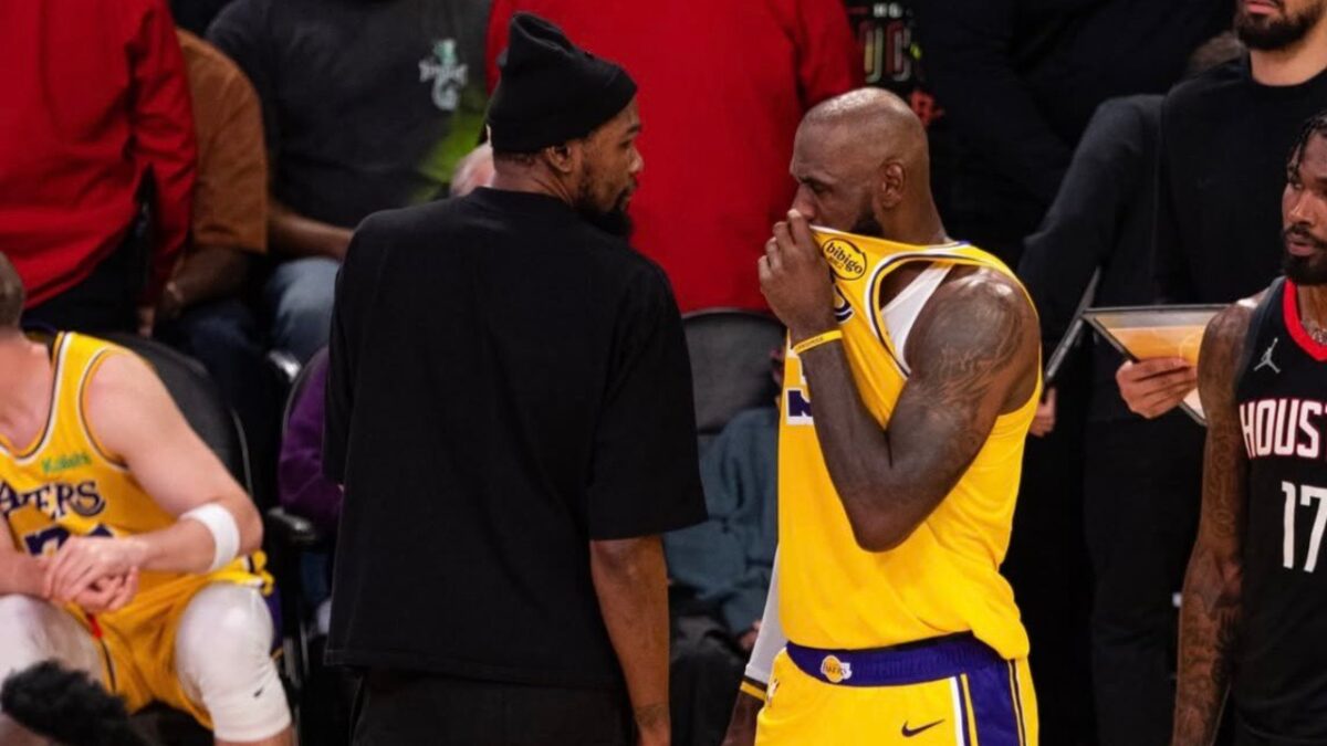 Kevin Durant and LeBron James