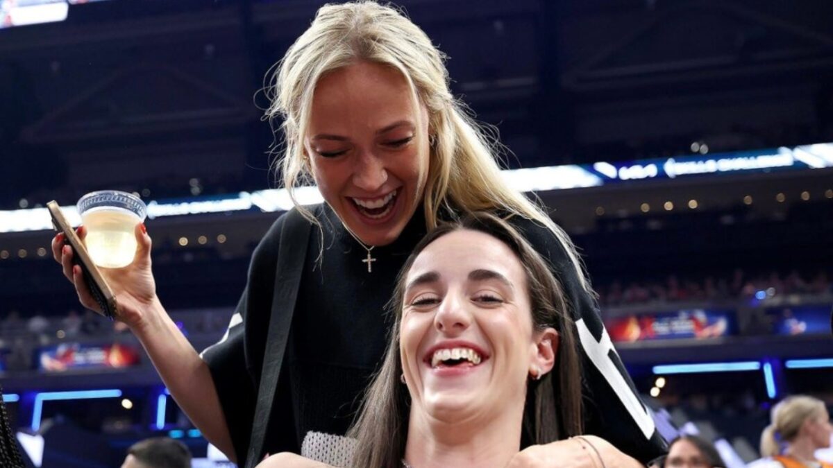 Sophie Cunningham and Caitlin Clark have become close friends