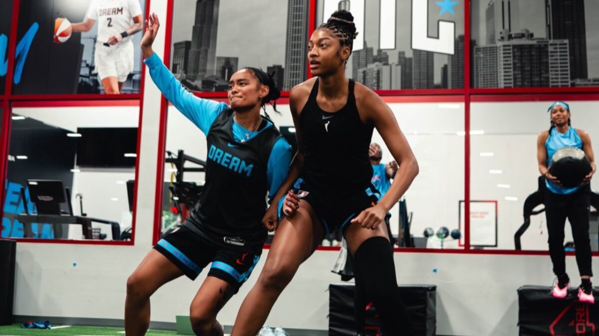 Angel Reese working out with new teammate Te-Hina Paopao