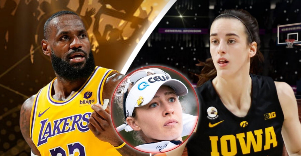 Caitlin Clark and LeBron James Hype Nelly Korda After Golfer Asks for Shooting Tips