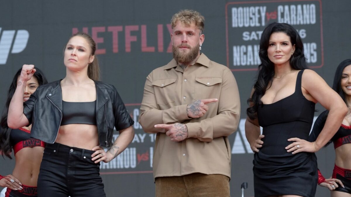 Jake Paul Using Broken Jaw to Think of Retirement Gets Fact Checked by MMA Veteran 1 Ronda Rousey and Gina Carano with Jake Paul