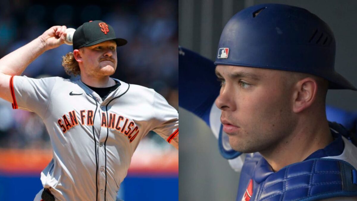 Logan Webb and Dalton Rushing