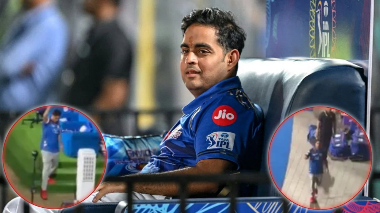 Fans Record Owner Akash Ambani Walking Off Midway Through MI’s Batting Collapse Against CSK 
