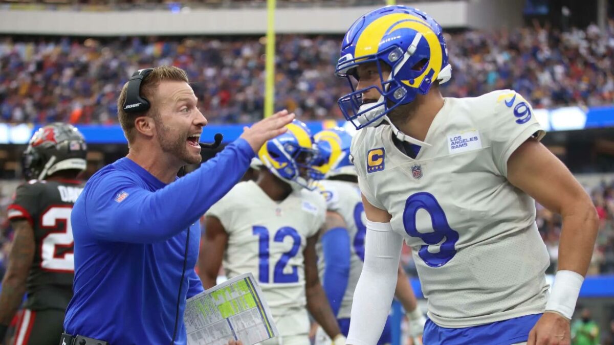 Sean McVay and Matthew Stafford