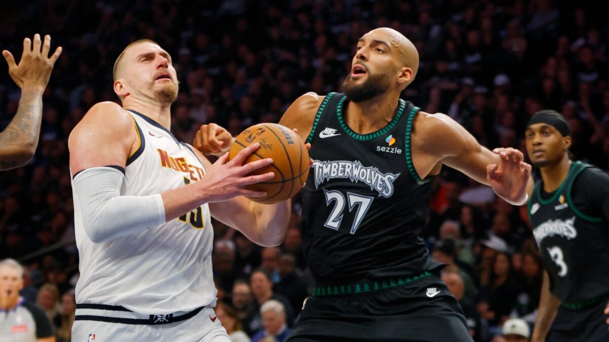 Nikola Jokic struggled against Rudy Gobert