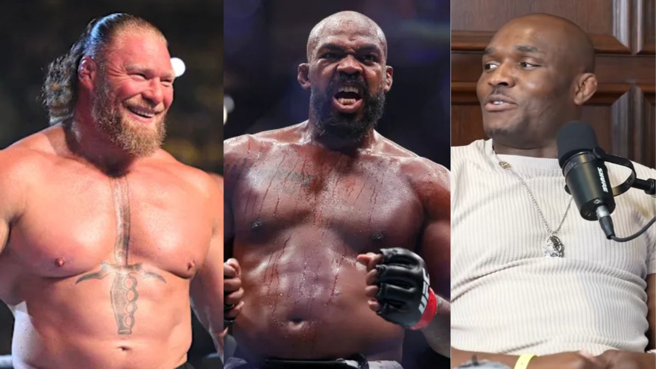 Kamaru Usman Triggers Response from Jon Jones After Predicting Wrestling Match with Brock Lesnar