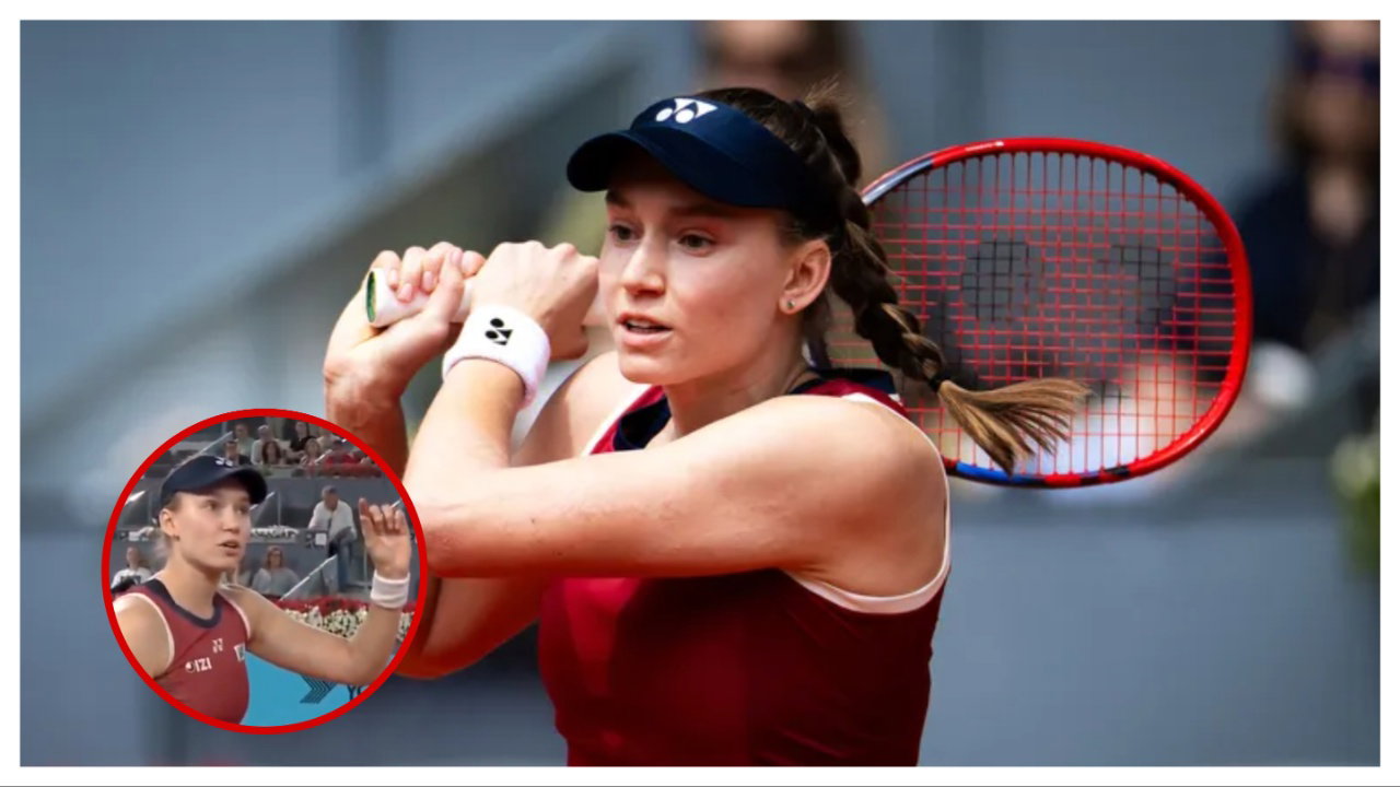 Elena Rybakina Shows Total Disagreement With Chair Umpire Over Qinwen Zheng’s Service Call in Madrid