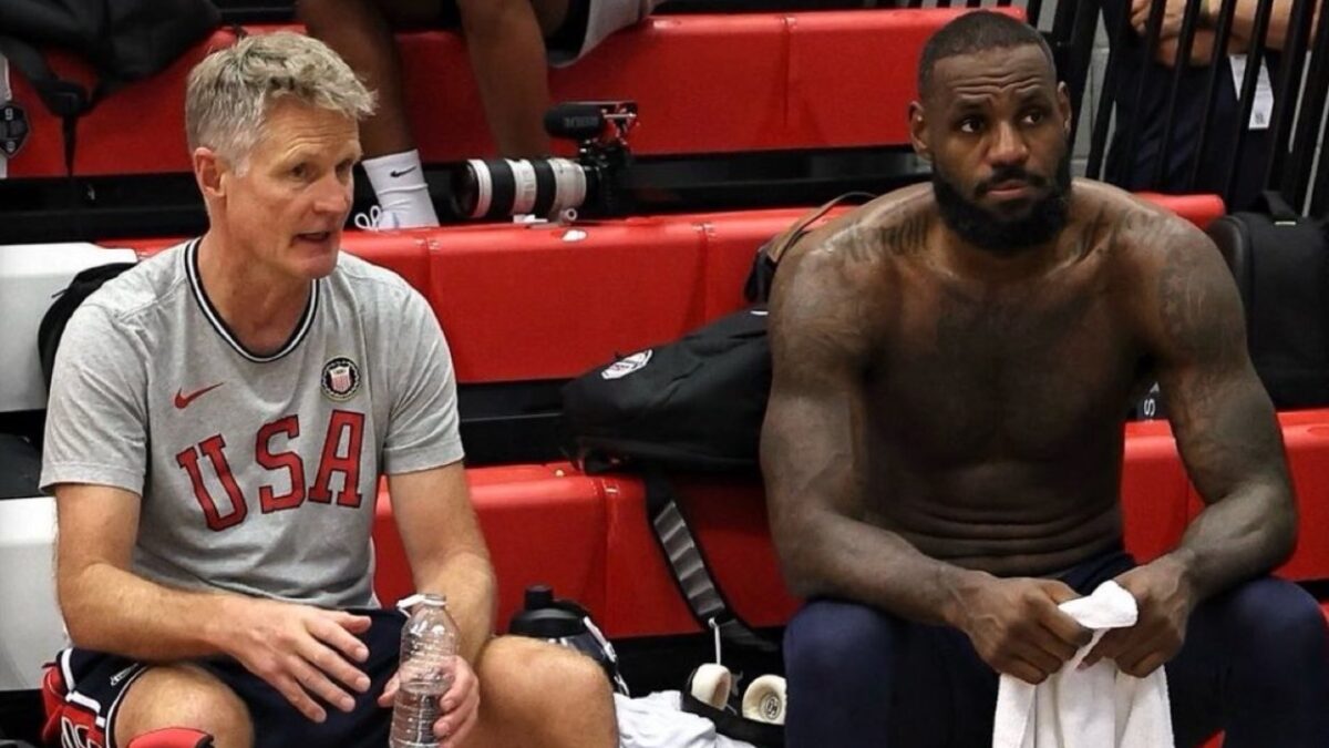Steve Kerr and LeBron James