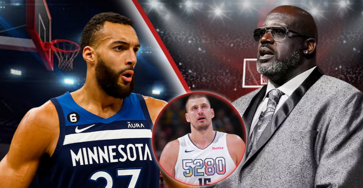 Shaquille O’Neal Refusing to Credit Rudy Gobert For Shutting Down Nikola Jokic Angers Fans – “Just Old Haters Now”